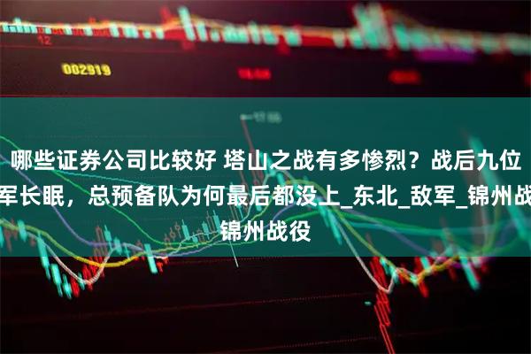 哪些证券公司比较好 塔山之战有多惨烈？战后九位将军长眠，总预备队为何最后都没上_东北_敌军_锦州战役