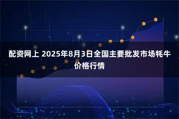 配资网上 2025年8月3日全国主要批发市场牦牛价格行情